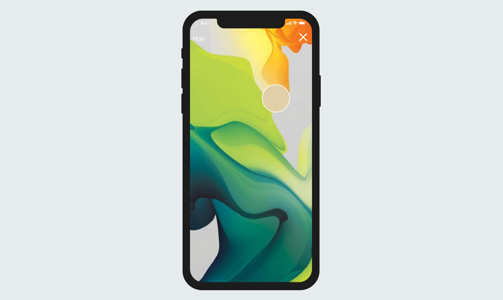 Light hue picker