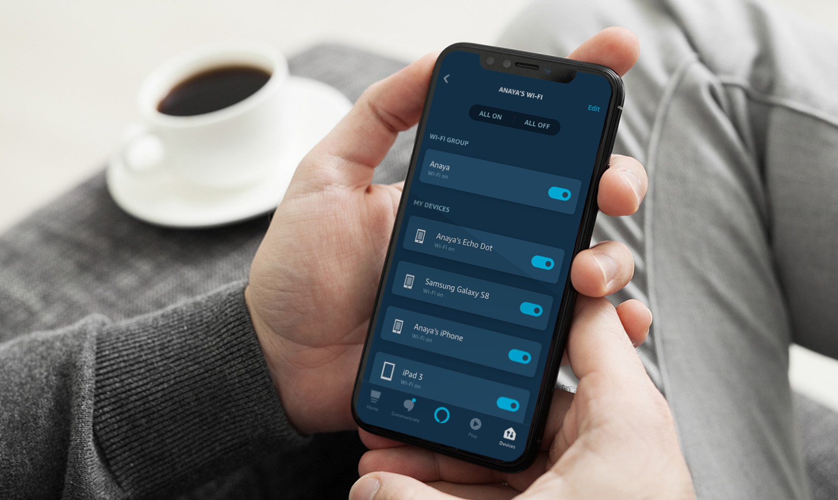Wifi group UI